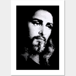 Jesus Christ silhouette Posters and Art